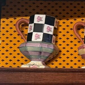 Mackenzie Childs Tourkey Mug set of six